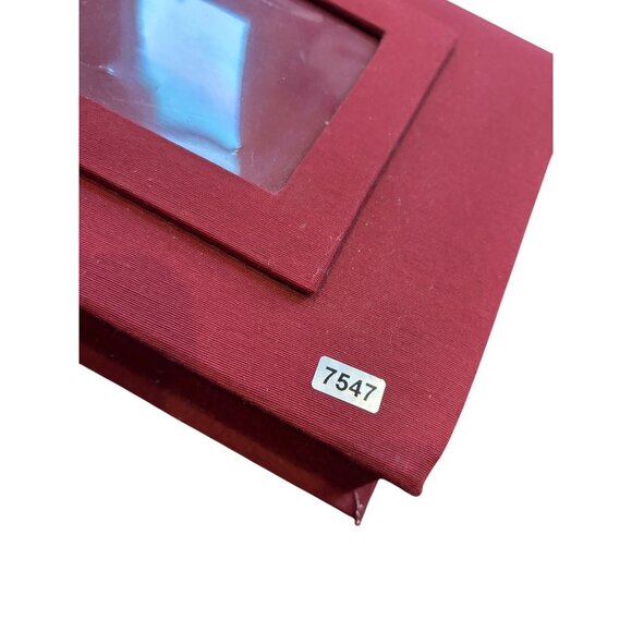 Decorative Red Jewelry Box With Assorted Costume Jewelry & Display Window - Picture 2 of 16